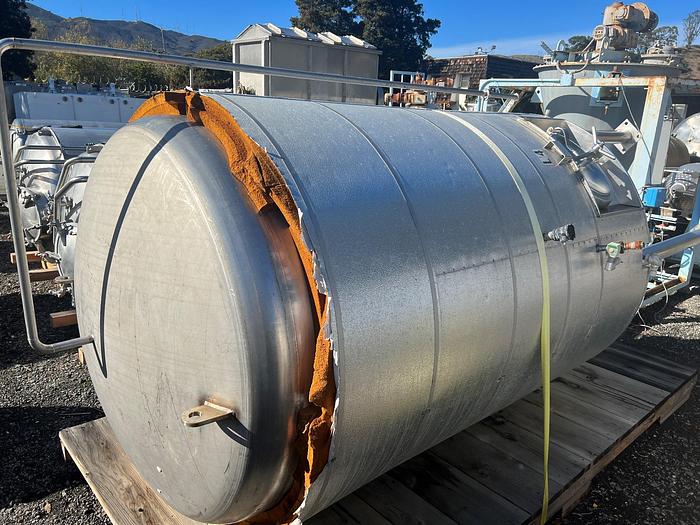 Used Tank, 1,300 Gallon, S/st, Jkt, DT/CB, Insul, A #S743885