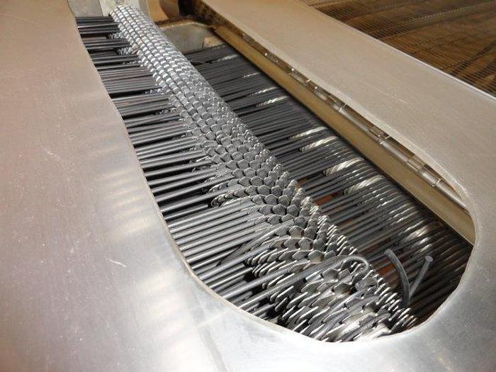 Used Dual pass Tenderizer/Cuber, (2) 20" wide square tooth rollers