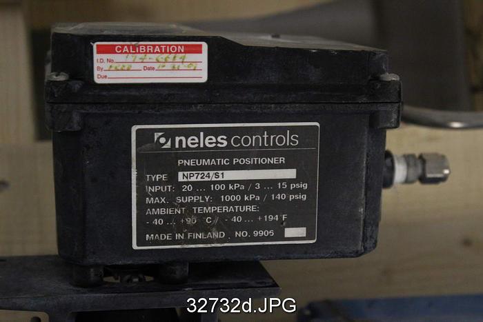 Used Neles Jamesbury L15CMP08AACA 8" Air Operated Butterfly Valve #32732