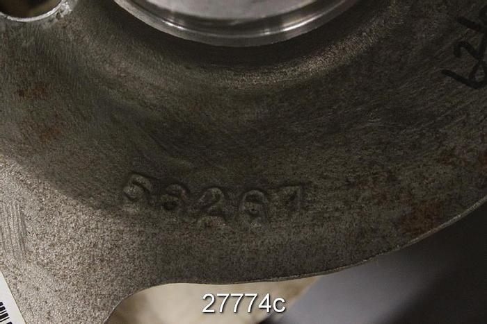 Unused Goulds 3175 M 6x8x18 Impeller, 2 Vane, 17 1/2" Impeller Diameter, Casting #56287 #27774