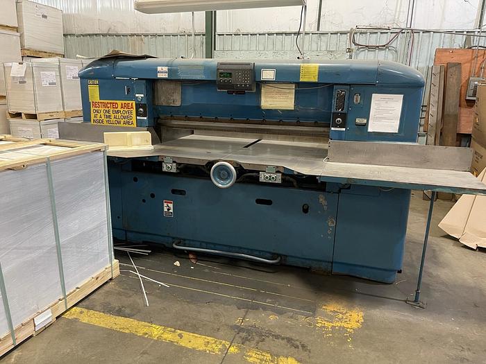 Used 65" SEYBOLD HYDRA SPACER GUILLOTINE CUTTER WITH MICROCUT CONTROLLER - PENDING