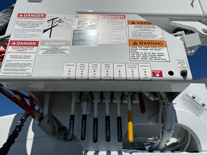 Used Hi-Ranger TL45 50ft Bucket Boom on 2012 International 4300 Regular Cab Utility Truck - C48411