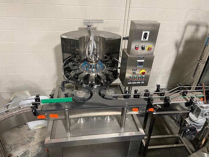 Used Filling Line, Bottles, Filler, ROPP Capper, Labeler #A743527