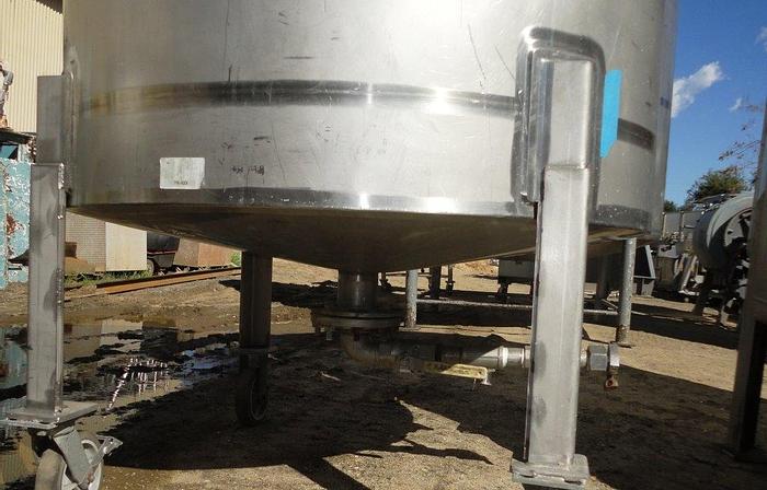 Used Tank, 550 Gallon, 316 Stainless Steel,  54" x 57", Walker, FT/CB #S741683