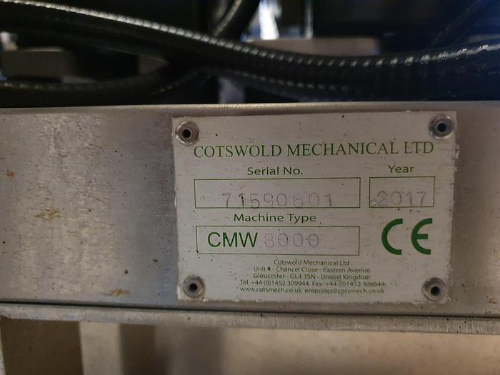 Used 2017 Cotteswold CMW 8000 Twin Head Linear Weighers