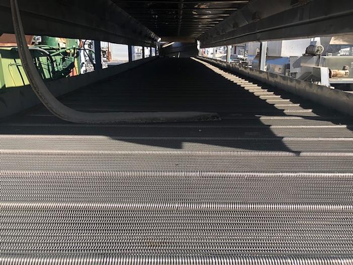 Used POWER TRANSMISSION & BEARING Steam Belt Blancher 5' wide x 44' long