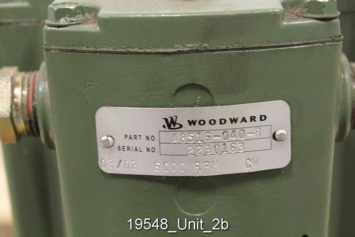 Unused Woodward A8516-040-R Govenors, (Unused) #19548