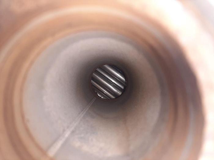 Used Heat Exchanger, Shell & Tube, S/st, 1/2" Tubes, 12" x 72" #S744381