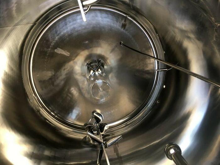 Used Precision 5000 Liter Stainless Steel Jacketed Reactor @ 52 PSI  Mixer w/o Motor