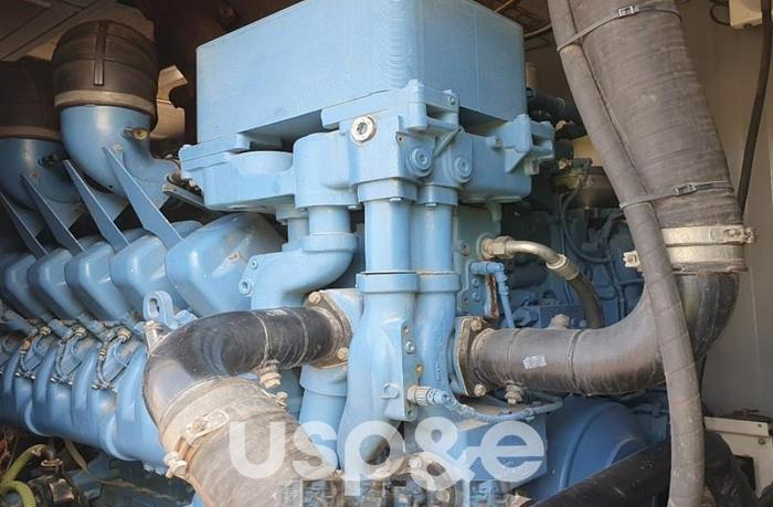 Used 6 MW 2014 Used MTU 12V4000G63 Diesel Generator Sets