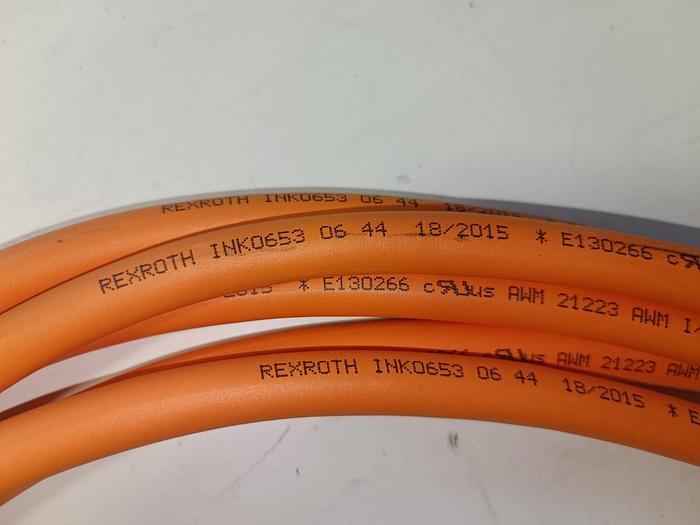Servomotorleitung, Kabel, mit Steckverbinder, INK0653 06, 5m, Rexroth, neu