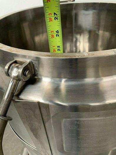 Used Walker 100 Liter Stainless Steel Jacketed Reactor 45 PSI
