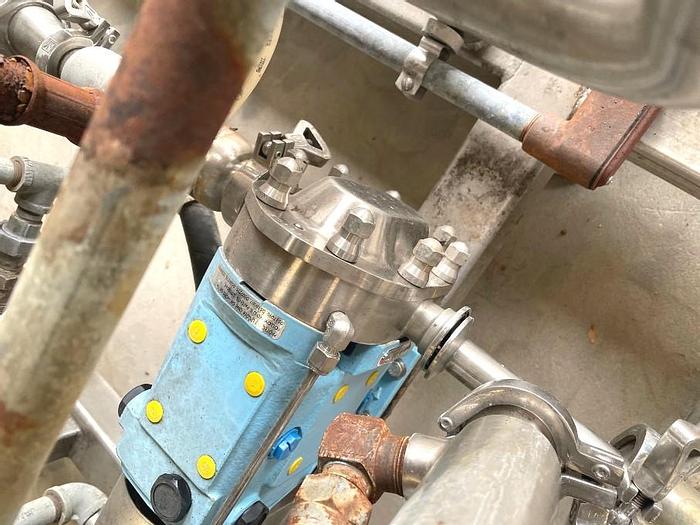 Used 125 GALLON LEE DOUBLE MOTION MIX KETTLE - S/S - JACKETED (#9948)