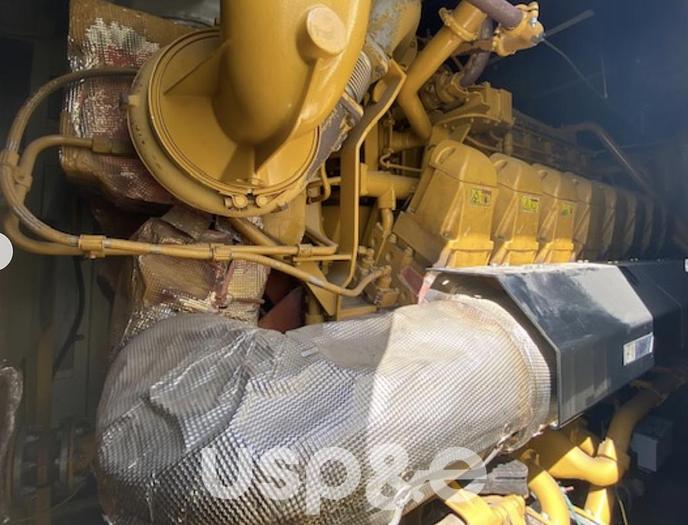 Used 1.4 MW 2014 Used Caterpillar XQ1475G Natural Gas Generator Set