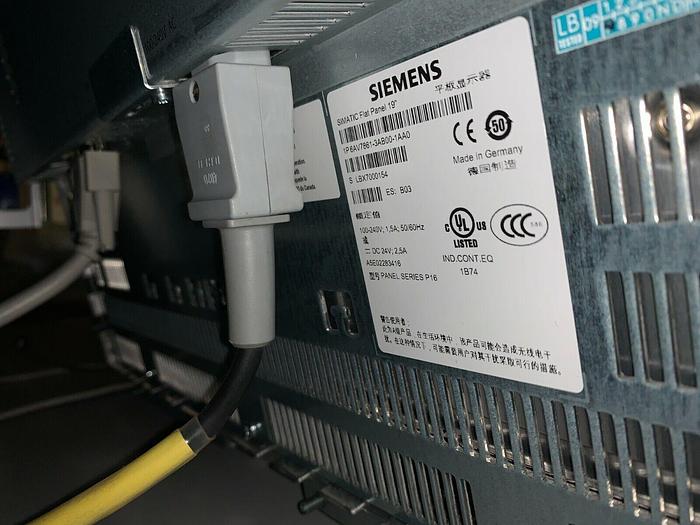Used Siemens Simatic Flat Panel 19" , 6AV7861