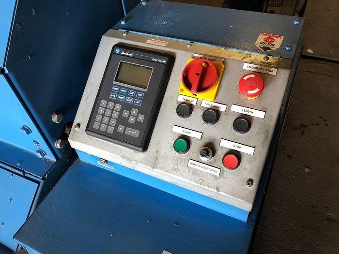 Used 60" ROSENTHAL SHEETER MODEL WM-5HIRSHEAAAAP-OK24 W/ OUTPUT CONVEYOR