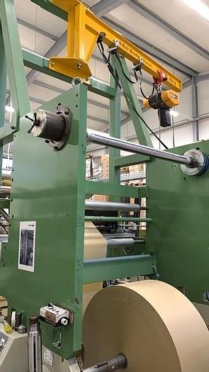 Used HOLWEG RS 21 BAG MACHINE WITH 6 COLOR FLEXO PRINT UNIT