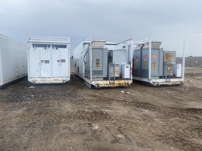 Used AC VFD houses Switch gear and multi drive units