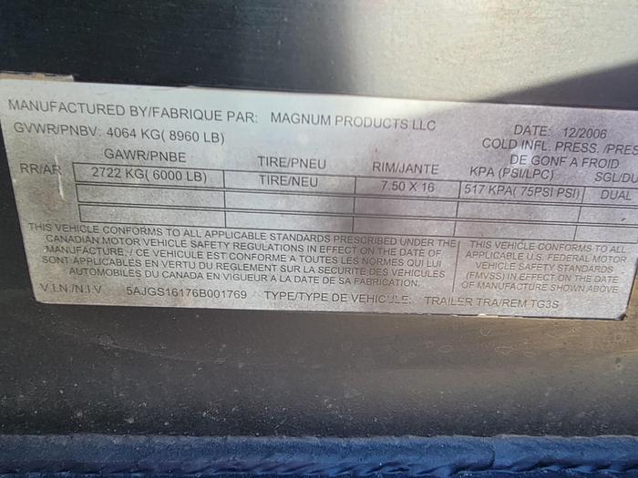 Used 125kW Magnum 155 Generator with Trailer