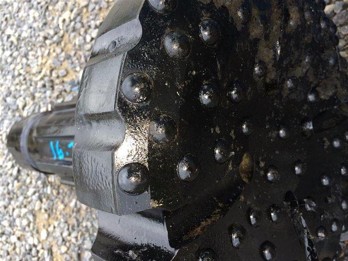 Used HAMMER BIT, IR 112 SHANK, 16-1/4" HEAD, CONCAVE FACE, DOMED BUTTONS