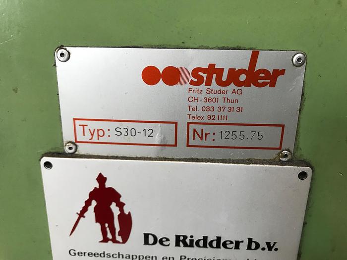Gebruikt Studer S30-12 rondslijper