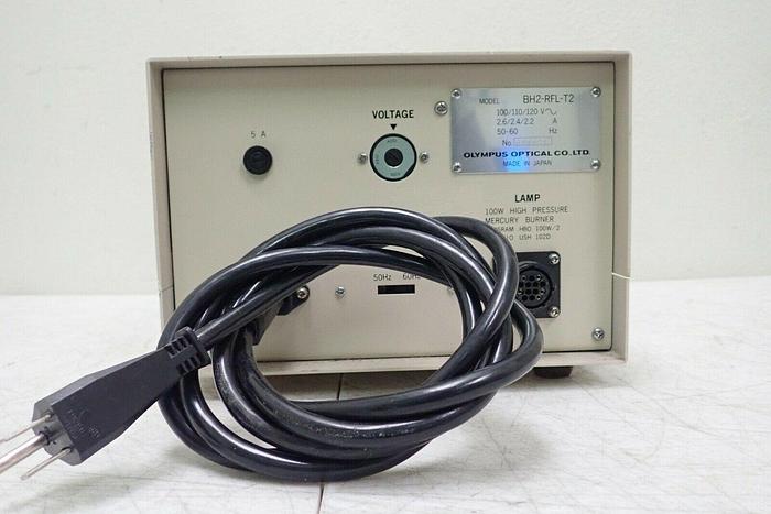 Used Olympus Model BH2-RFL-T2 Lamp Microscope HBO Light Controller