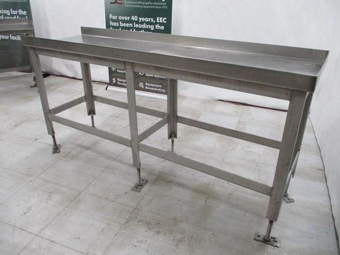 Used Table; Stainless Steel; 7'x24"
