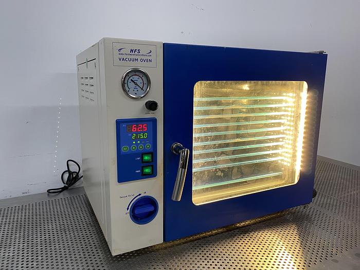 Used 2019 HFS DZF-6050 1.9 CuFt Vacuum Oven Temperature Range 18 to 212° F 110V