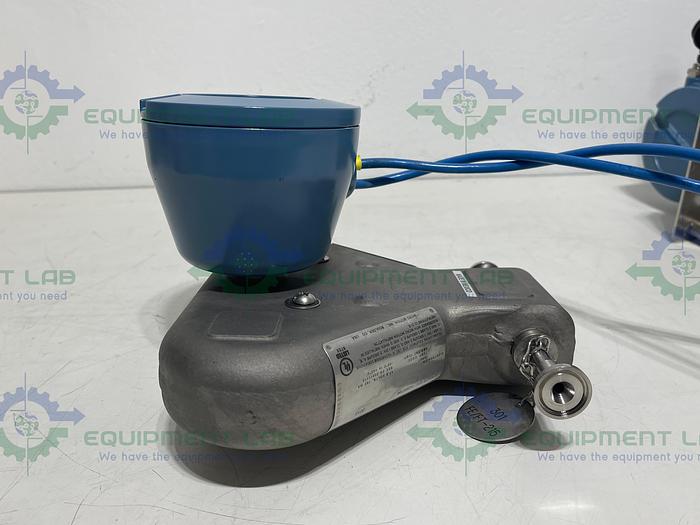 Used Micro Motion  CMF010 Mass Flow Sensor 1/2" Sanitary Fitting w/ 1700R12 Transmitter