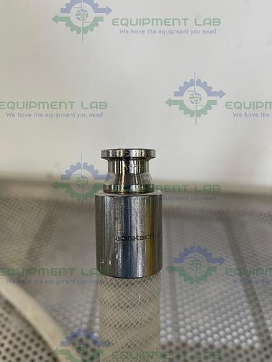 Used Sani Tech  48" Silicone Hose w/1" Sanitary Fitting to 3/4" Sanitary Fitting