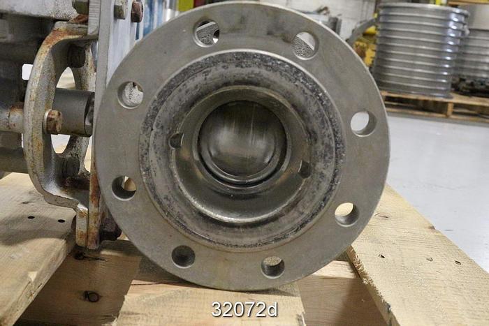 Used Jamesbury 4" Control Ball Valve #32072