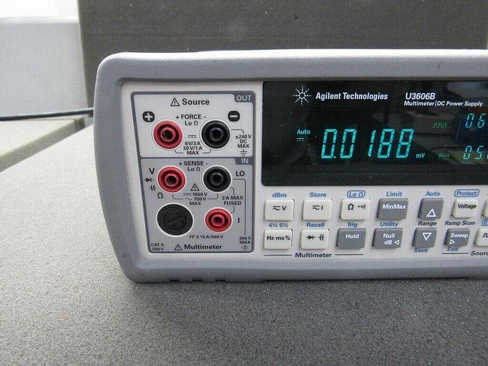 Used Agilent/Keysight U3606B Multimeter-DC Power Supply 686068133593
