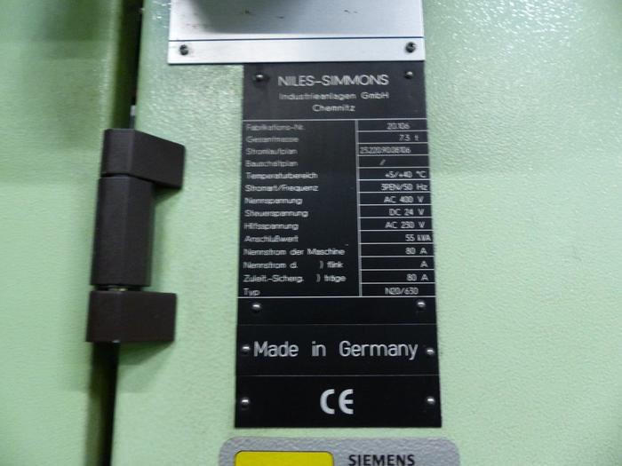 Used CNC Lathe Niles - Simmons N 20