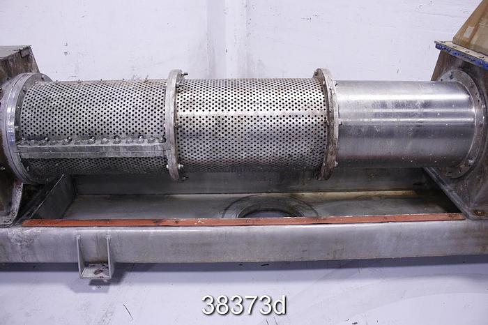 Used Thune SP45L Dewatering Screen Press, First Screen Segment 0.03125" Hole #38373
