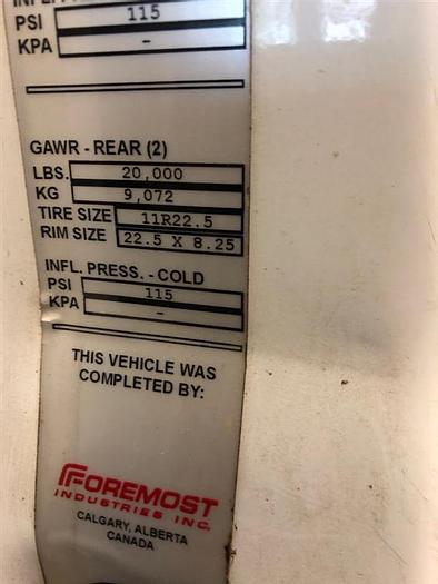 Used 2001 Foremost Barber DR12 Drill Rig