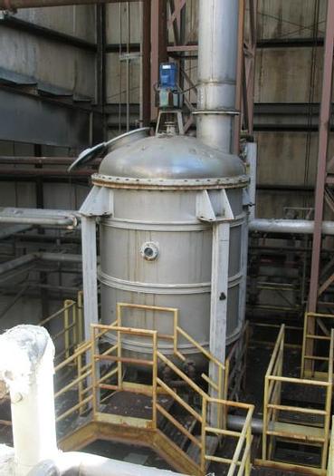 Used Evaporator, 2,000 Gallon, Alloy, 6' X 8', Agit, Coil, (2) #L738333