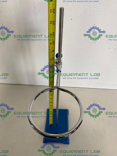 Used Lab Support Stand 5" x 8" Base & 23" Rod w/ Flask Clamp Holder
