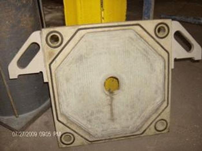Used 2.5 CU. FT. LANCO FILTER PRESS – 470 MM – C.G.R. – MANUAL CLOSURE