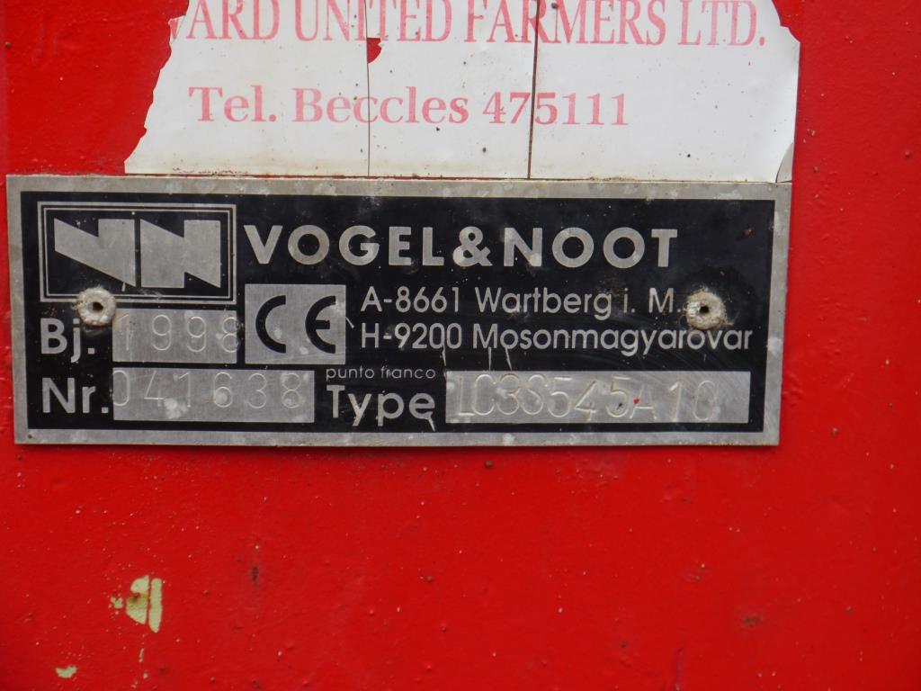 Used 1998 Vogel & Noot MLS950 Plough