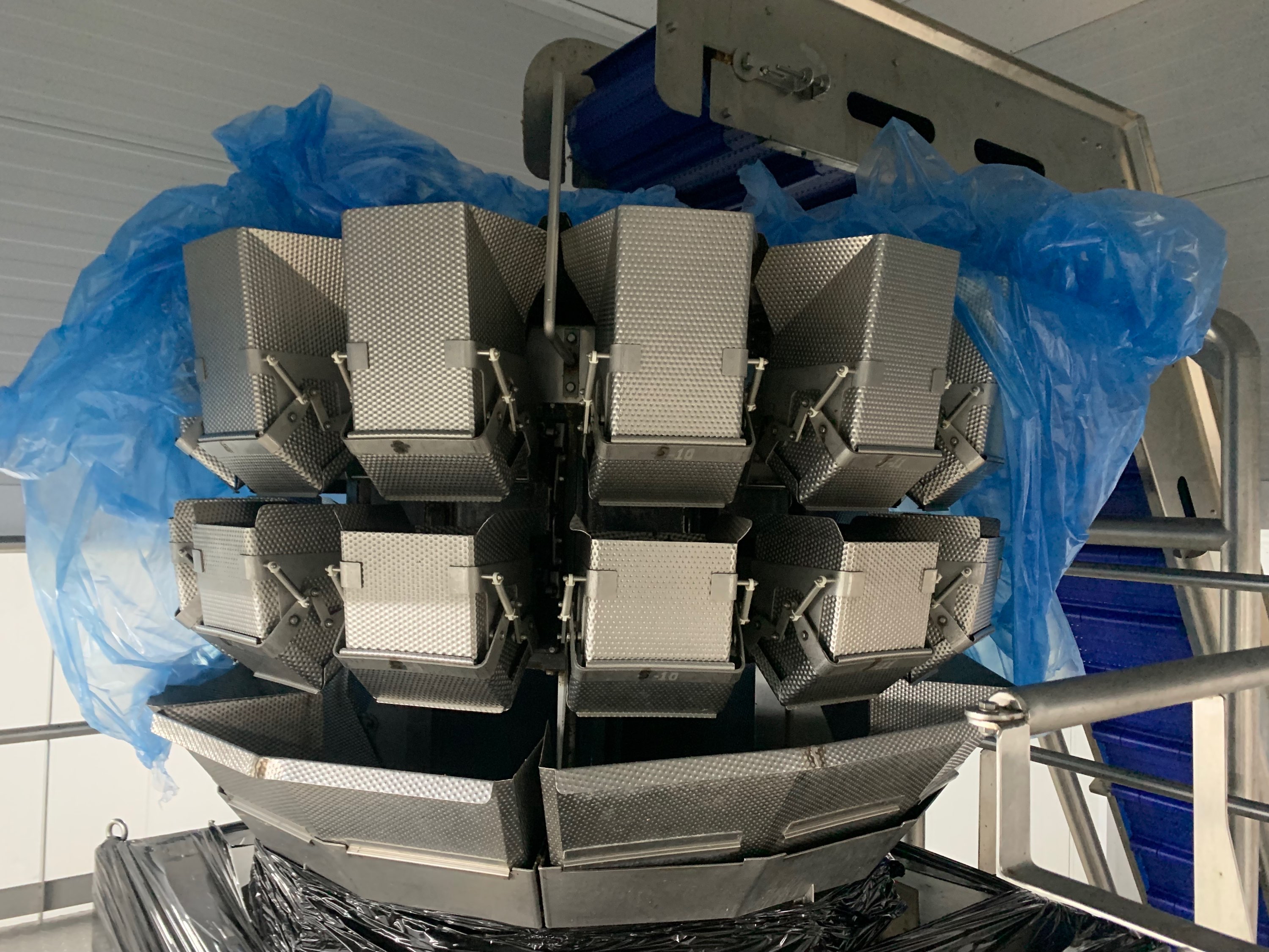 Used Complete Line: Ilapak bagger, Ishida weigher