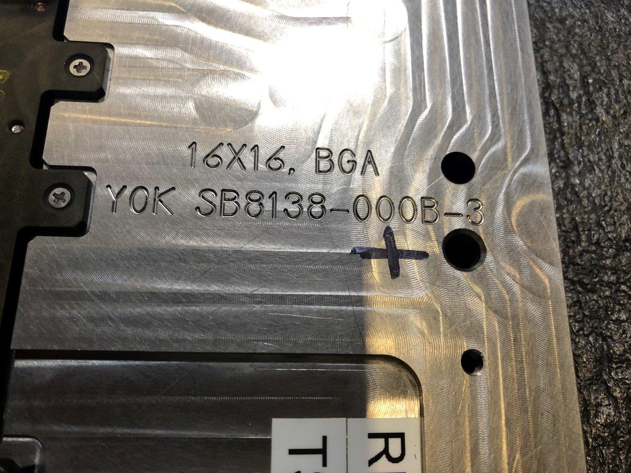 Used Delta Edge DE8000 S-FPB 361 CSBGA 16x16x1.40 Test Handler Kit