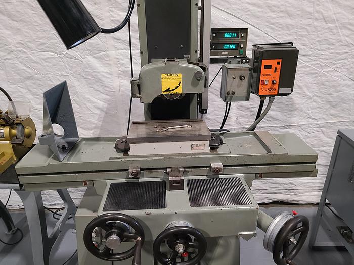 Used Mitsui High-Tec MHT 6 x 12 Precision Surface Grinder 200MH DRO Vari-speed Electric Chuck LOADED!