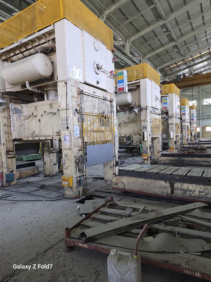 Used Sheet Stamping Line Mechanical KIA 800-500-400-400-400