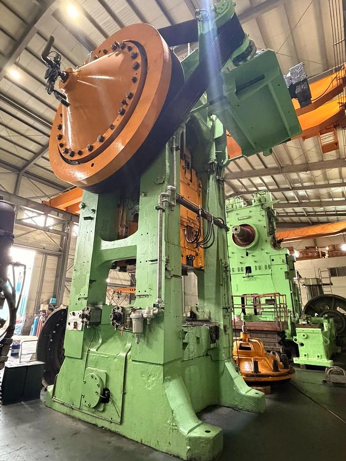 Refurbished 2500 tons Press Hot Forging Eumuco MP2500