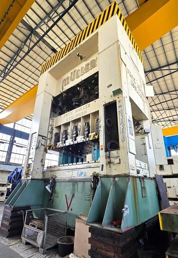 Used 800 tons Press Sheet Stamping Hydraulic Muller ZE800-35.2.1