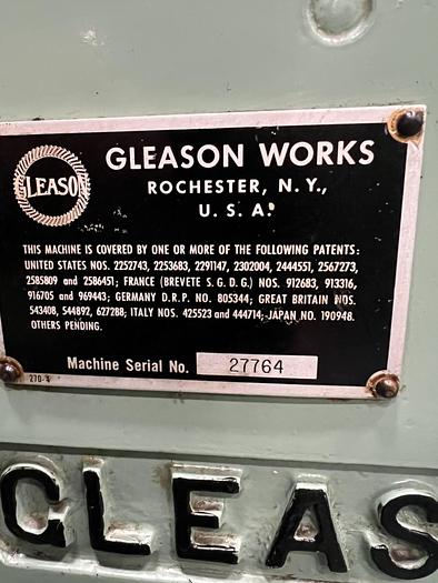 Used Gear Generator Spiral Bevel & Hypoid 102