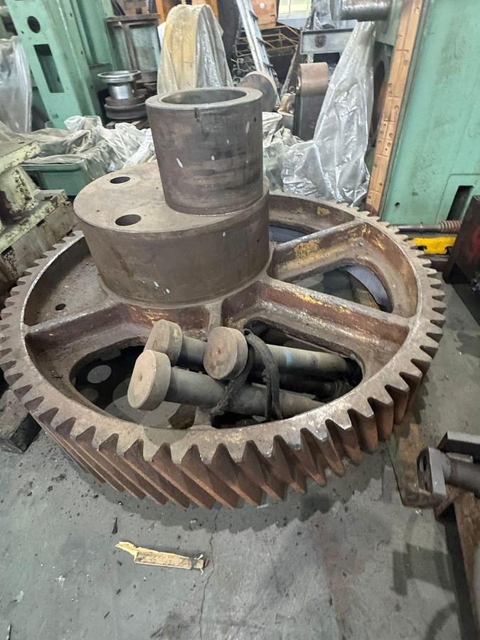 Used 1000 tons Press Knuckle Joint Coining Barnaul, Russia KB8240