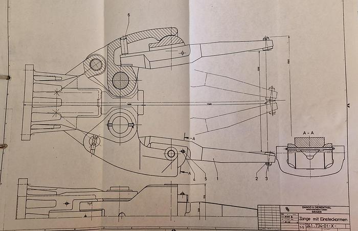Used 15 tons Manipulator Dango & Dienenthal A40.1