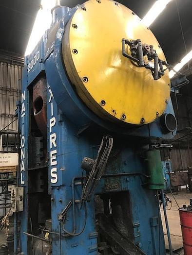 Used 2000 tons Press Hot Forging National Maxipress