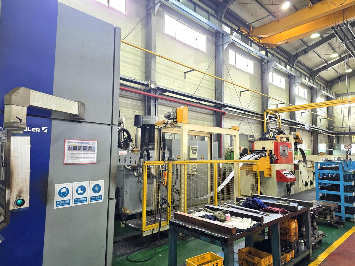 Used 700 tons Press Fineblanking Mechanical Schuler HFA7000Plus